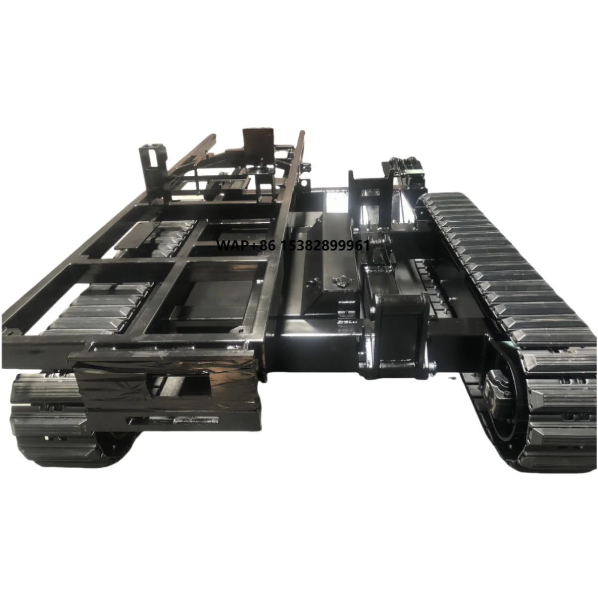 Customized Carrying 1-8 Tons Reinforced Steel Track Undercarriage Hydraulic Crawler Chassis 1 Year Warranty Video Inspection