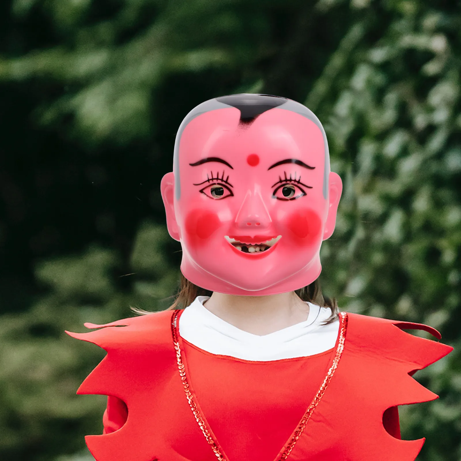 

Маска для выступлений Big Head's Stage: полнолицевая, дышащая, для вечеринок, косплея, китайских драматических представлений