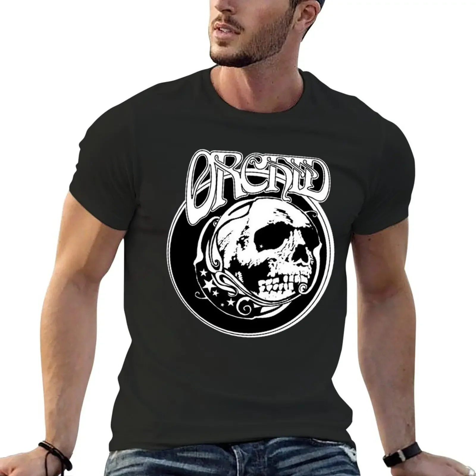 

Orchid Rock Band American T-Shirt heavyweights summer clothes cheap stuff plus sizes mens graphic t-shirts pack