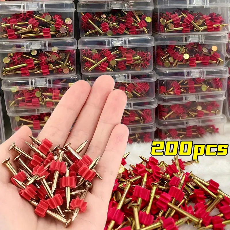 

High-Strength Concrete Nails Furniture Hardware Hammer Driver Fastener Wall Picture Hanging Cement Nails Woodworking Decor Nails