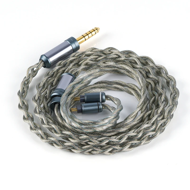 NICEHCK EngrCuPt Limitowana Edycja Kabel Miedziano-Platinowy do Słuchawek, Przewód Ulepszony, Pozłacany OFC, 0.78mm 2Pin, Wtyk 4.4mm — zdjęcie produktu 3
