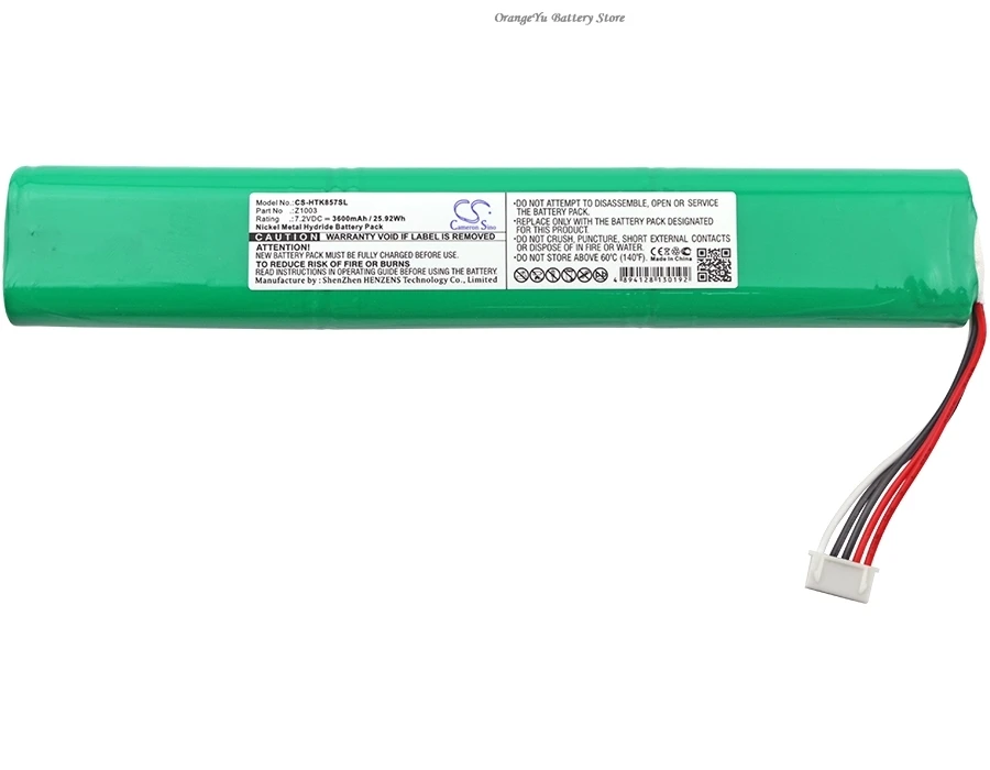 7.2V 3600mAh Battery Z1003 for Hioki PW3198 MR8875 PQ3100 PQ3198 MR8875-30 +TOOL