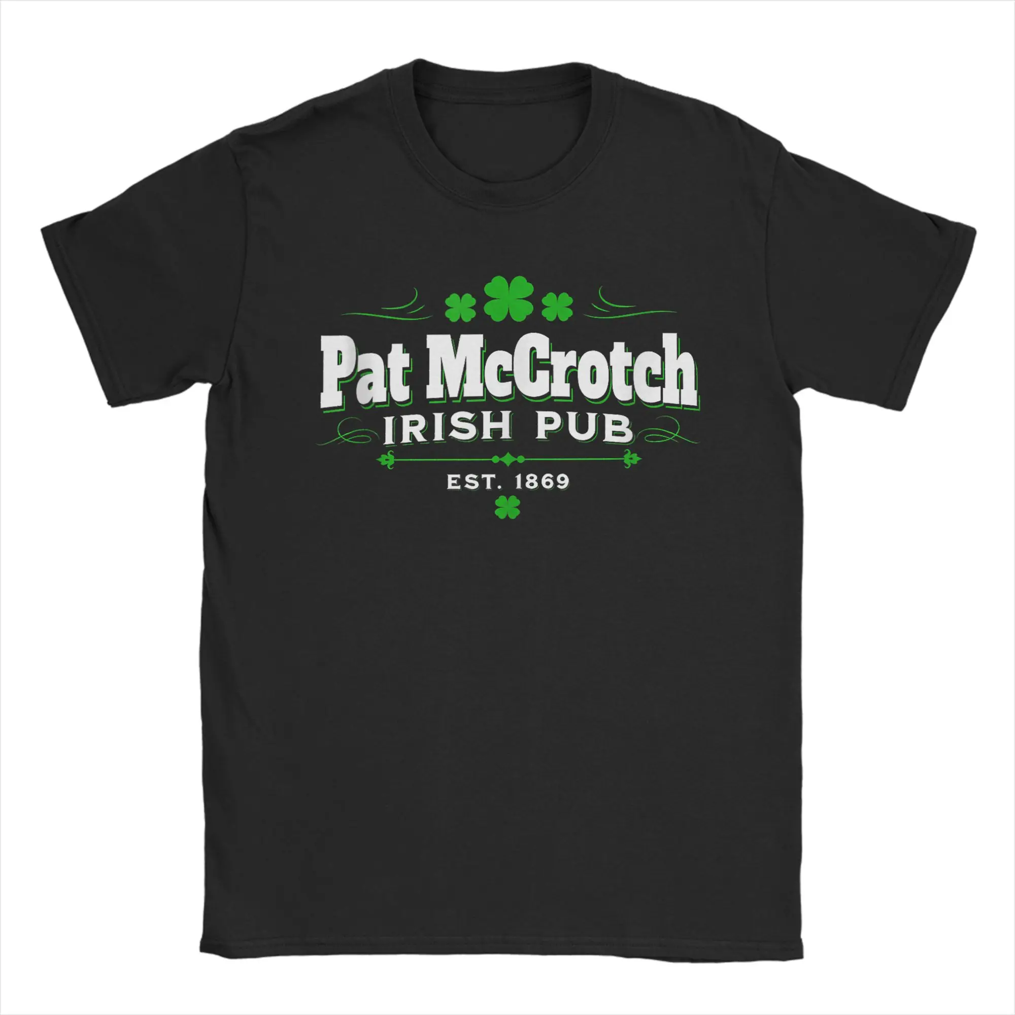 

Pat McCrotch Irish Humor Novelty St Patricks Day T-Shirt Summer Cotton T-Shirts Men Novelty Casual Tee Shirt Vintage Top Tees