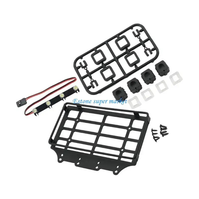 090B Remote Control Car Luggage Carriers Roof Luggage Rack for 1/12 MN82 Offroad Car