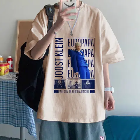2024 I Love Joost Klein Europapa Funny Tee Shirt Men Women Mange Hip Hop Tshirt Harajuku Y2k Tops Fashion EU Szie T-shirt Male