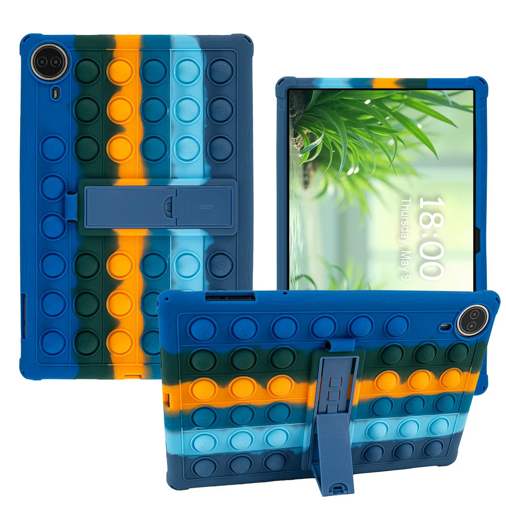 

For Teclast T70 Protective Case Shockproof Protector Cover For Teclast T70 14 Inch Tablet Case Soft Bubble Kickstand Cover