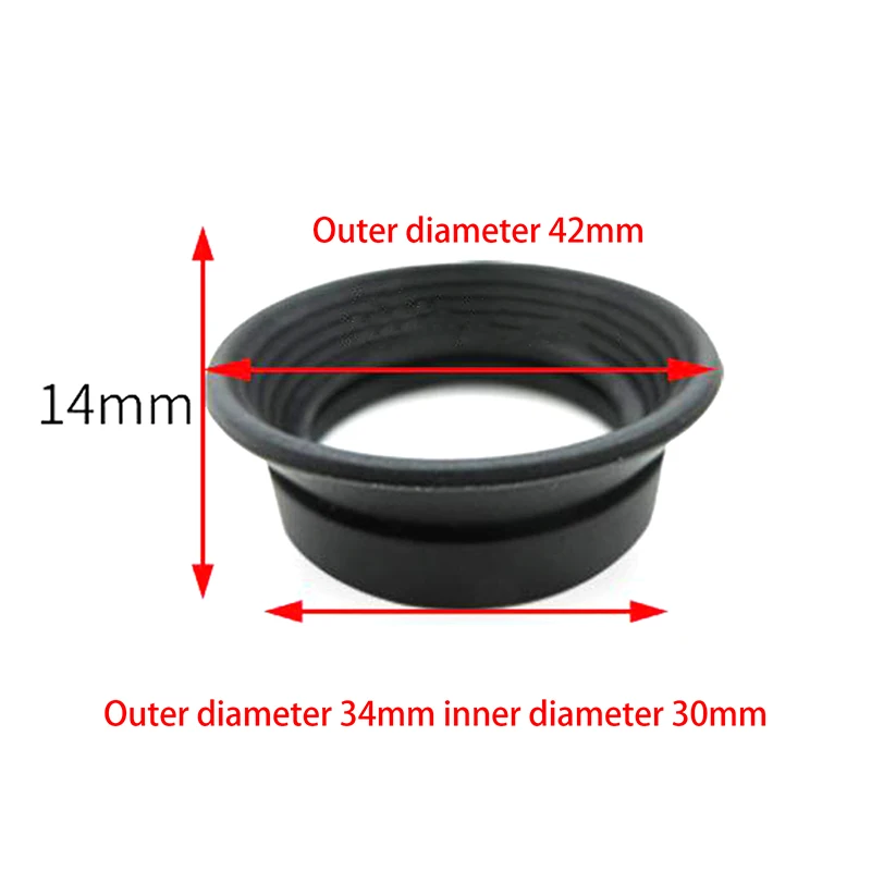 1pcs Microscope Eyepiece Eye Cup Flat Angle Eyeshield For OD 29-31mm Telescope Stereo Microscope Eyepiece Rubber Light Blocker