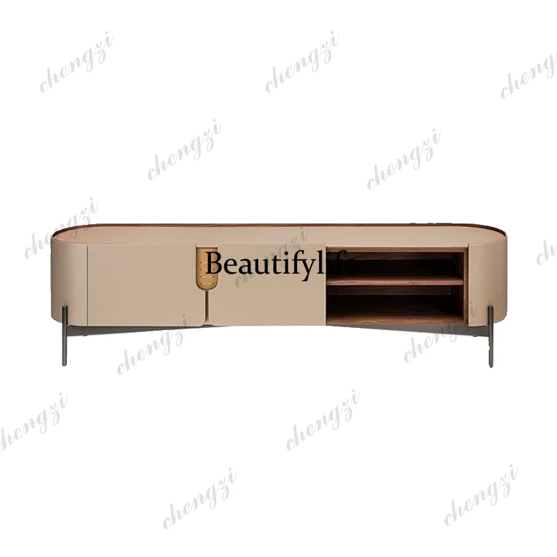 

Nordic Designer Tv Stands Living Room Modern Luxury Salon Storage Console Tv Table Retro Movies Muebles
