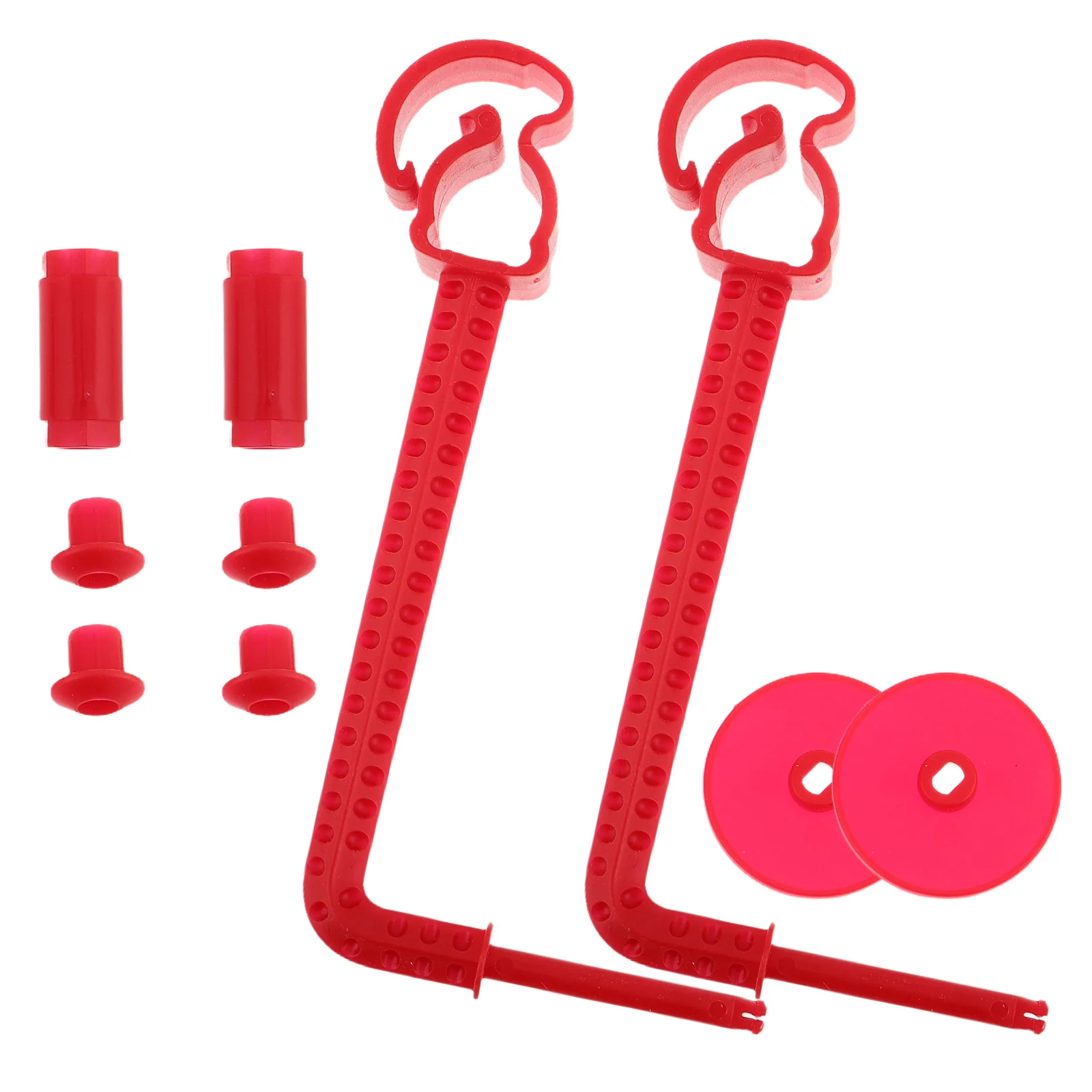 

2 Sets Bicycle Windmill Pole Bike Supply Accessory Accessories for Boys Hardware Kids Handlebar Streamers Iron