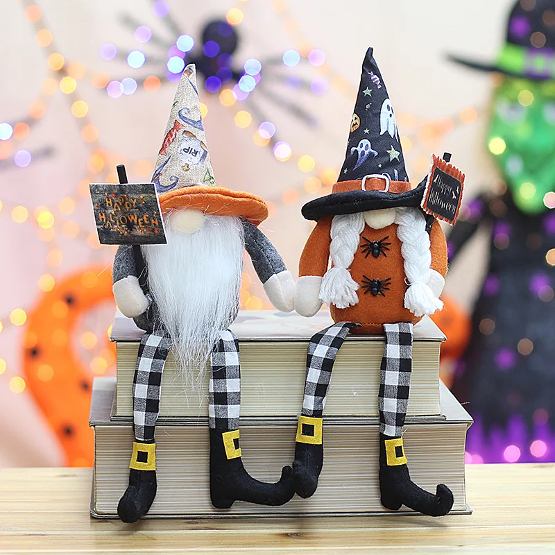 Crafts Halloween New Products Faceless Long Leg Doll Doll Ghost Festival Desktop Decoration Ornament