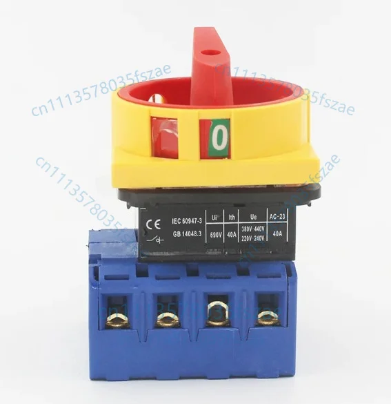 Accessories 1 pcs load circuit breaker lw30-40/4p universal conversion main control motor power switch 380 four-wire 40a
