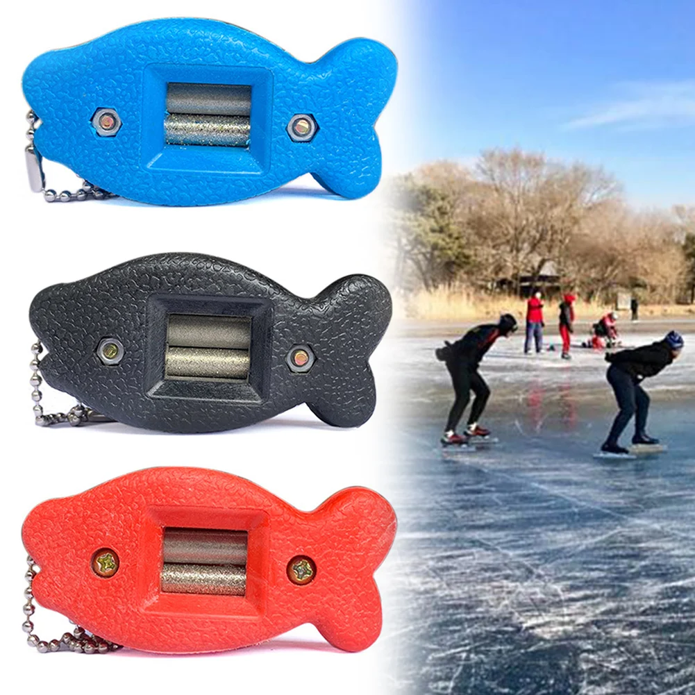 Ice Skate Sharpener For Figure Skating Ice Hockey Blades Ice Skate Edge Blade Grindstone Blade Grinder Skating Shoes Sharpener