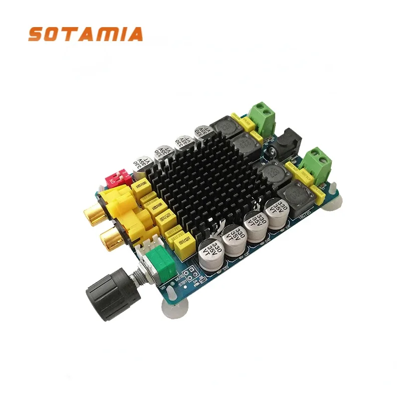 SOTAMIA TDA7498 Digital Power Amplifier Board 2.0 Dual-channel 2x100W Hifi Stereo Computer Sound Speaker Amplifier Amplificador