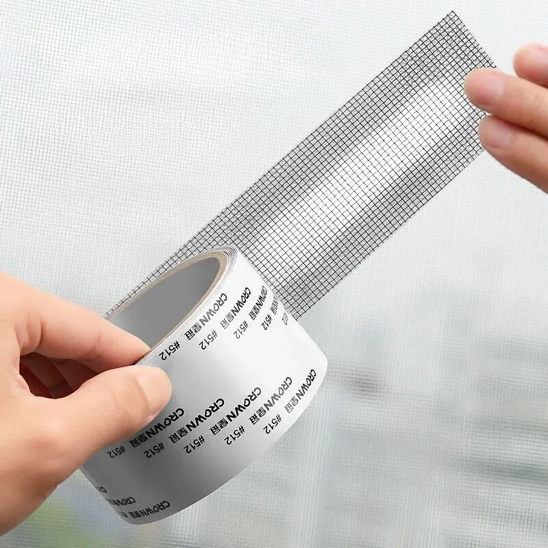 2/3/6pcs Self-adhesive Window Screen Mosquito Net Repair Tape Screen Mesh Sticker Anti-mosquito Window Door Repair Subsidy Tapes