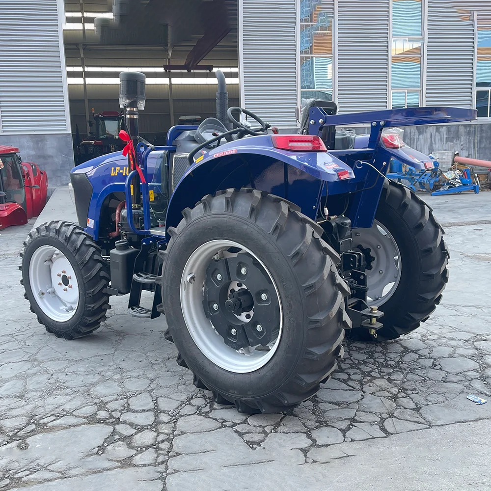 Compact 4*4 Wheel Tracteur 4WD Gear Drive Farm Tractors 4x4 50HP Mini Tractor for Farming