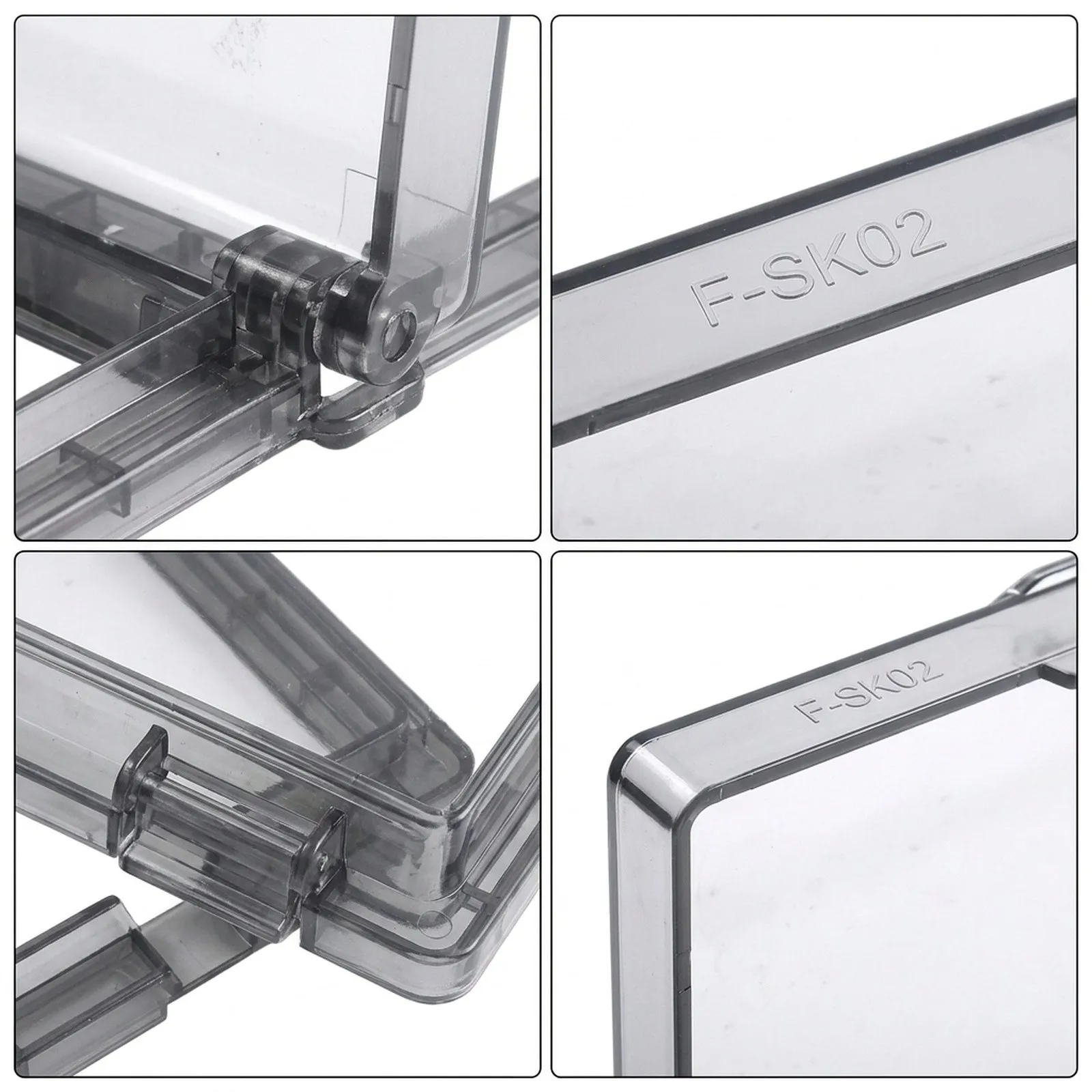 86mm Wall-Mounted Socket Box Cover Constructed from ABS Plastic to Resist Moisture in Bathroom Toilet Balcony and Patio Settings