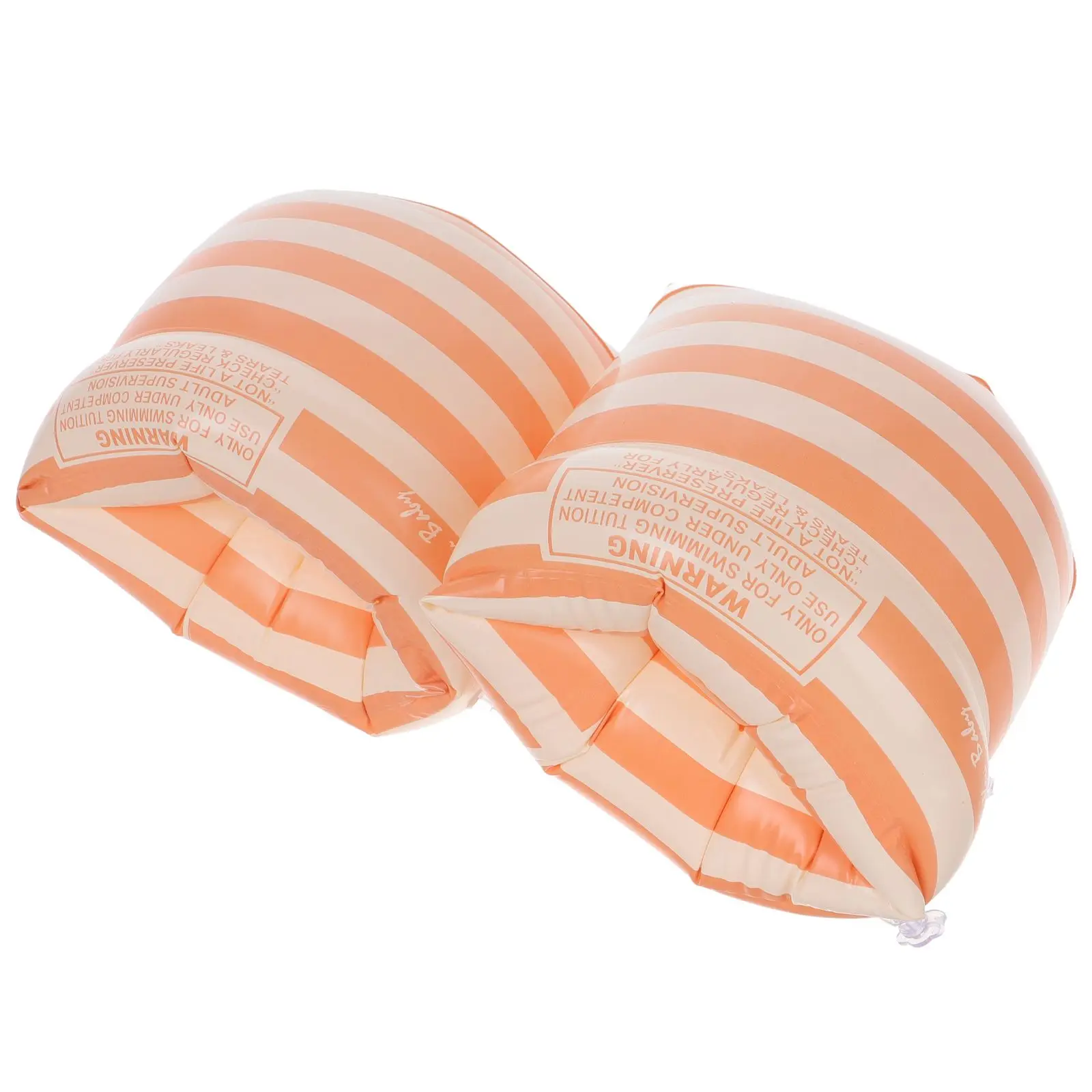 PVC Inflatable Arm Rings Swimming Armb Floaties Adult Pool Equipment Striped Double Bladder Arm Floaties Waterproof Swim
