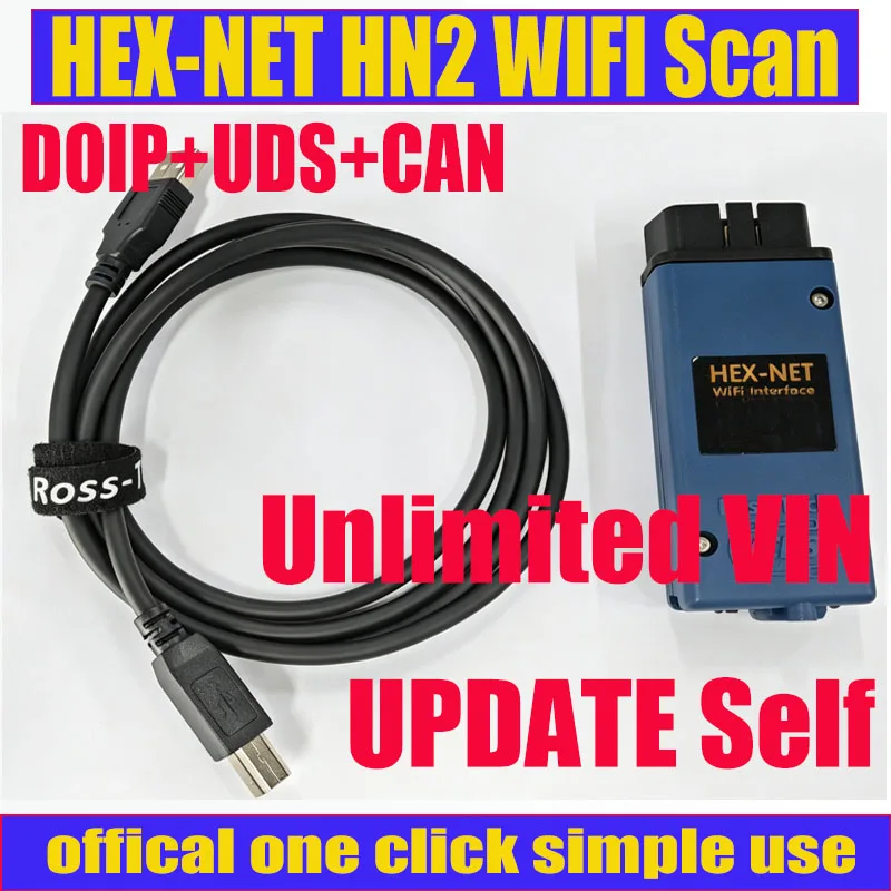 2026 NEW HEX NET Wifi Interface DOIP VAG HEX V2 Support 2026 for VW Audi Skoda Seat Car VAG COM Diagnostic Tool Plug and play