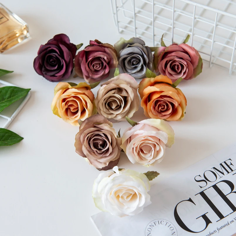 Künstliche Rosenblumen aus Seide für Wanddekoration, DIY-Geschenkboxen, Feiertage, Heimdekoration, Vasen, Tische, Garten, Hochzeiten, Brautsträuße und Partydekorationen
