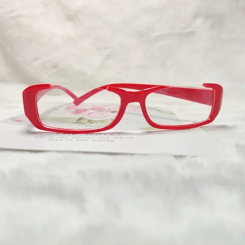 

Anime Puella Magi Madoka Magica Akemi Homura Kamishiro Rize Cosplay Plastics Glasses Red Eyewear Accessories Halloween Prop Gift