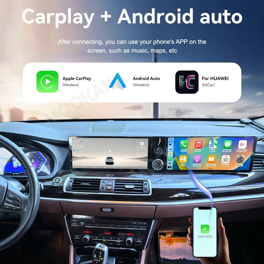 Car Accessories Radio For BMW 5 Series GT CIC NBT 2009-2017 Android GPS Navigation Multimedia Stereo Receiver Head Unit Offline