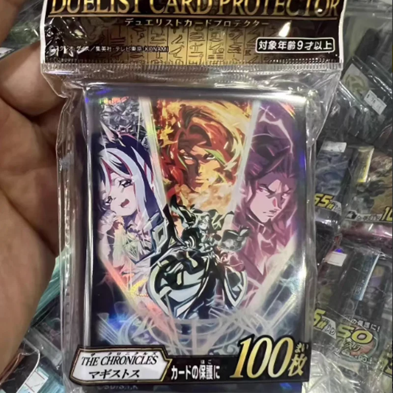 2026 New Yu-Gi-Oh! Official Chronicle Series 100Pcs Limited Card Sleeves Crowely Aleister Magistus Card Protector Anime Gift Toy view 4