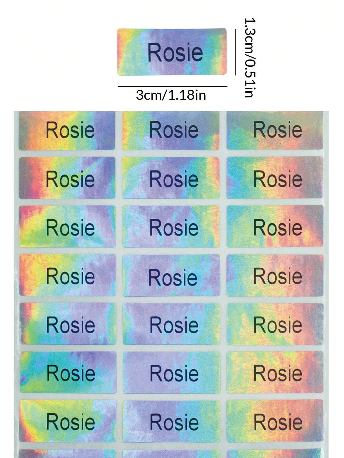ملصقات اسم مخصصة مقاومة للماء للأطفال العودة إلى اللوازم المدرسية الرعاية النهارية متينة عالية الجودة