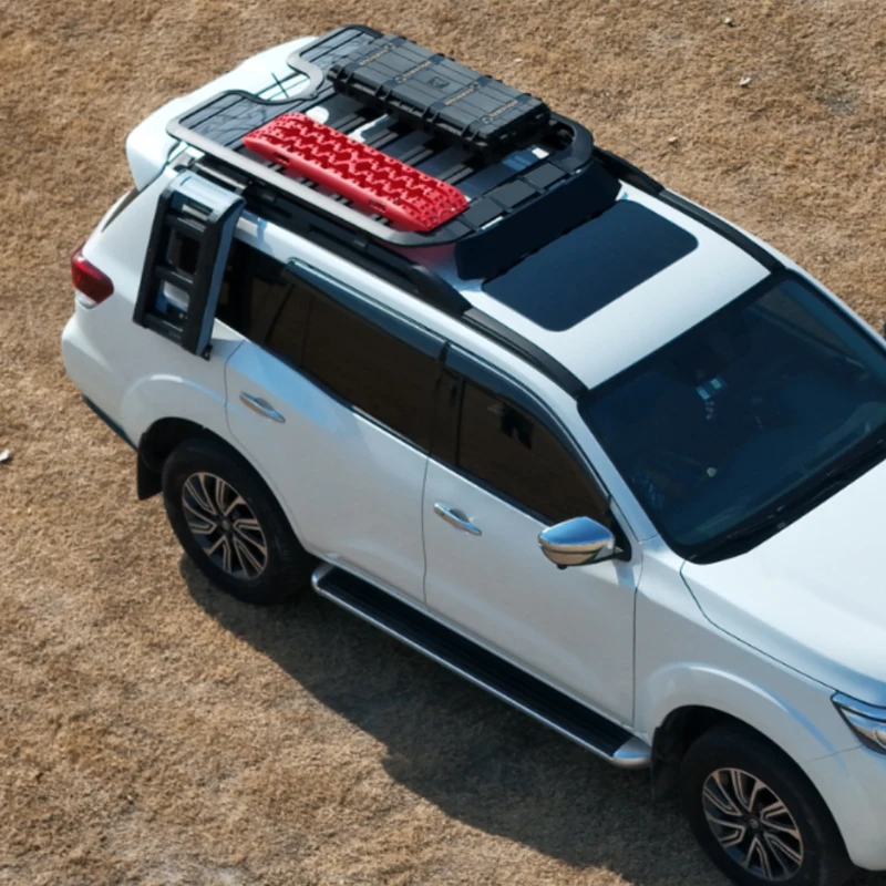 HIGH QUALITY CAR Accessories ROOF RACK ROOF PLATFORM SIDE LADDER Side Box for Nissan Terra 2018+