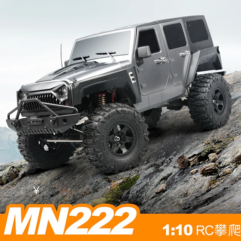 Mn 1:10 NEW Mn222 Model Climbing Car Full Scale Rc Remote Control Model Off-road Four-wheel Drive Toy Car Adult Toy Gift image 6