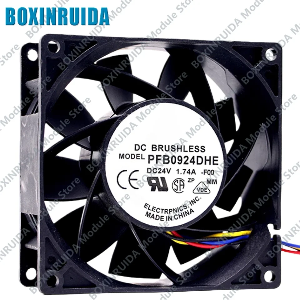 Brand new original PFB0924DHE-F00 DC24V 1.74A variable frequency fan with high wind capacity