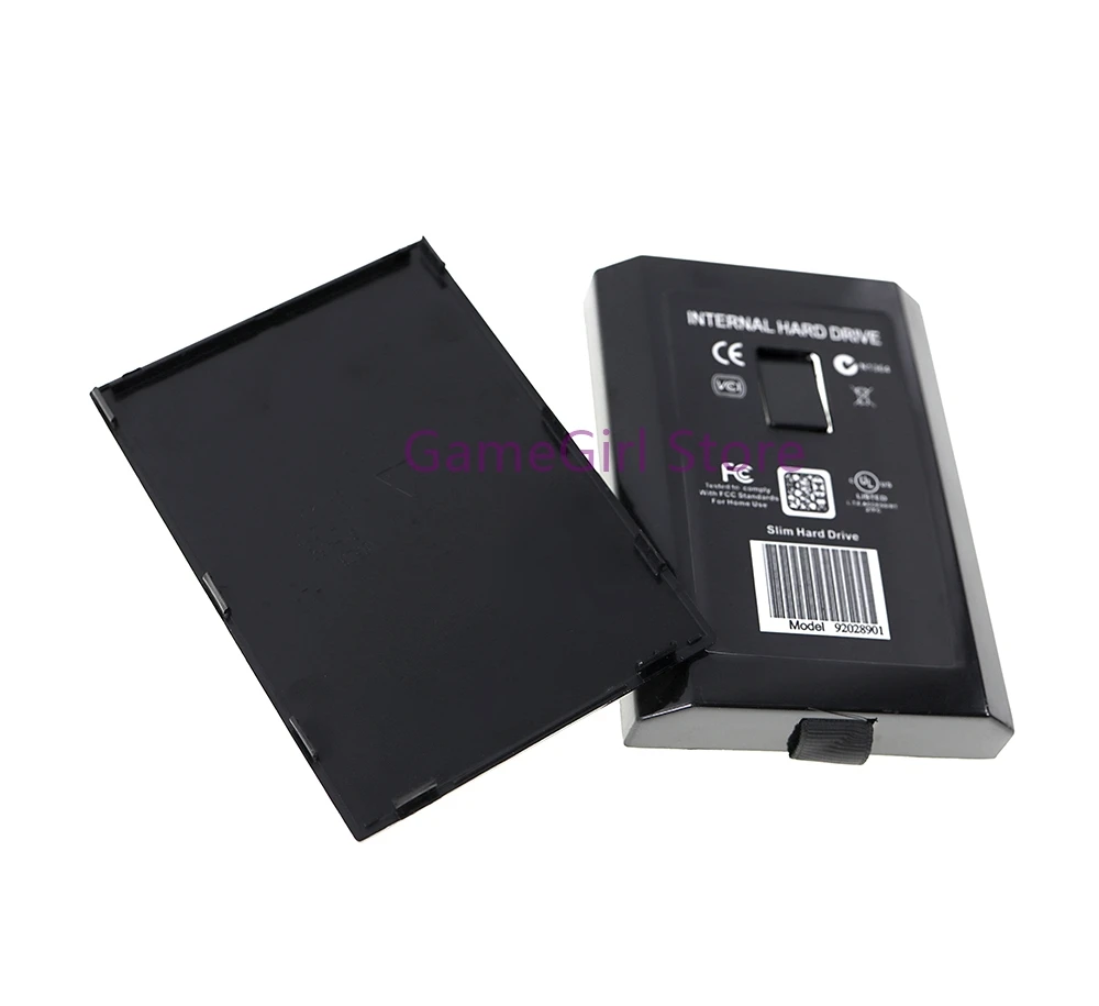 1pc For XBOX360 Xbox 360 Slim Black HDD Hard Drive Disk Case Shell Enclosure Cover