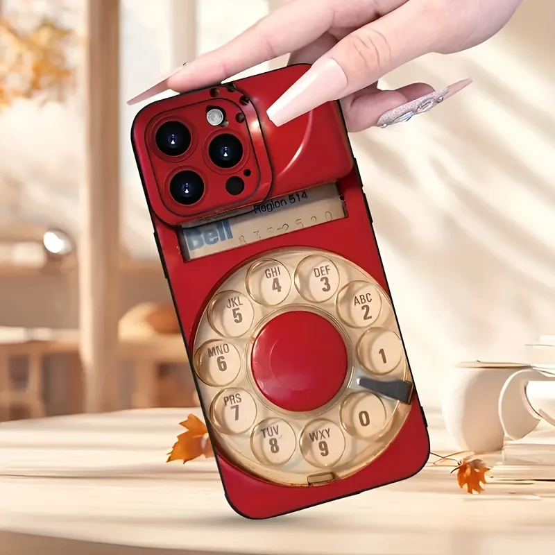 حافظة هاتف محمول بطباعة ريترو تغليف كامل لهاتف أبل 16 151 4 13 12Pro Max حافظة هاتف محمول حافظة واقية #2