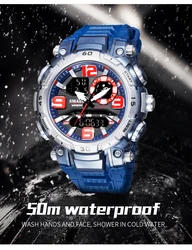 Quartz Horloge Voor Mannen Smael Horloge Waterdichte Stopwatch Led Horloges Mannelijke Klok 1921 Sport Horloges Mannen Relogio Masculino Digital