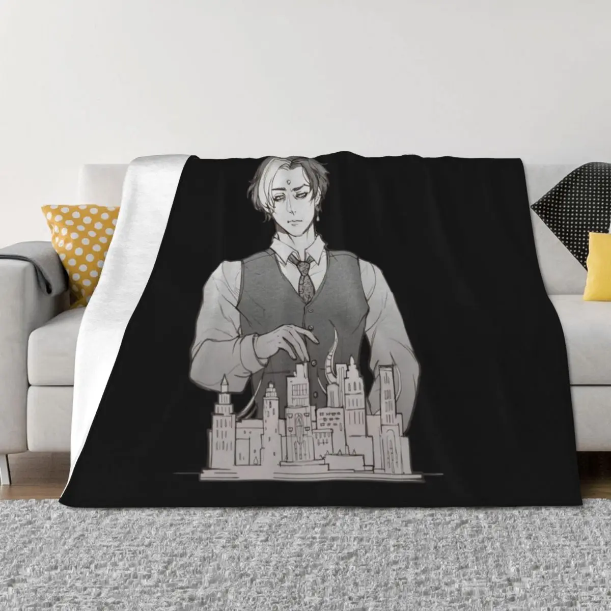 Emet-selch - المعماري \t رمي بطانية سرير الأربعاء بطانيات سرير ناعمة كبيرة ناعمة #1