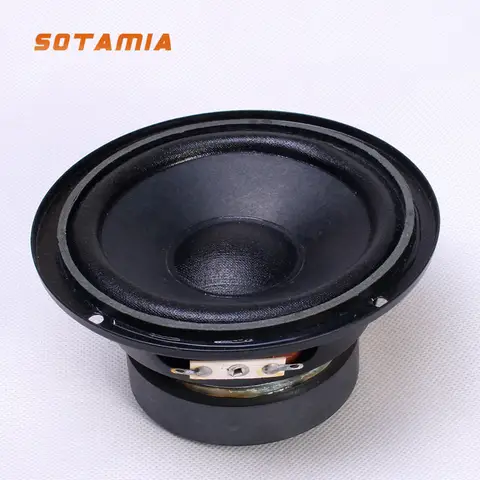 SOTAMIA 1PCS 4 인치 전 범위 스피커 4 옴 30W 멀티미디어 사운드 컬럼 지능형 기계 및 장비 DIY 미드베이스 오디오