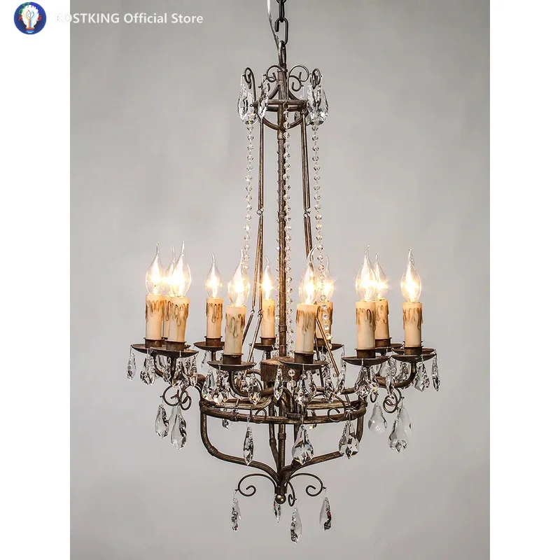 

Premium Lamp, Retro, Crystal, Villa, Restaurant, Commercial, Nostalgic, Light Luxury, Chandelier, High-End