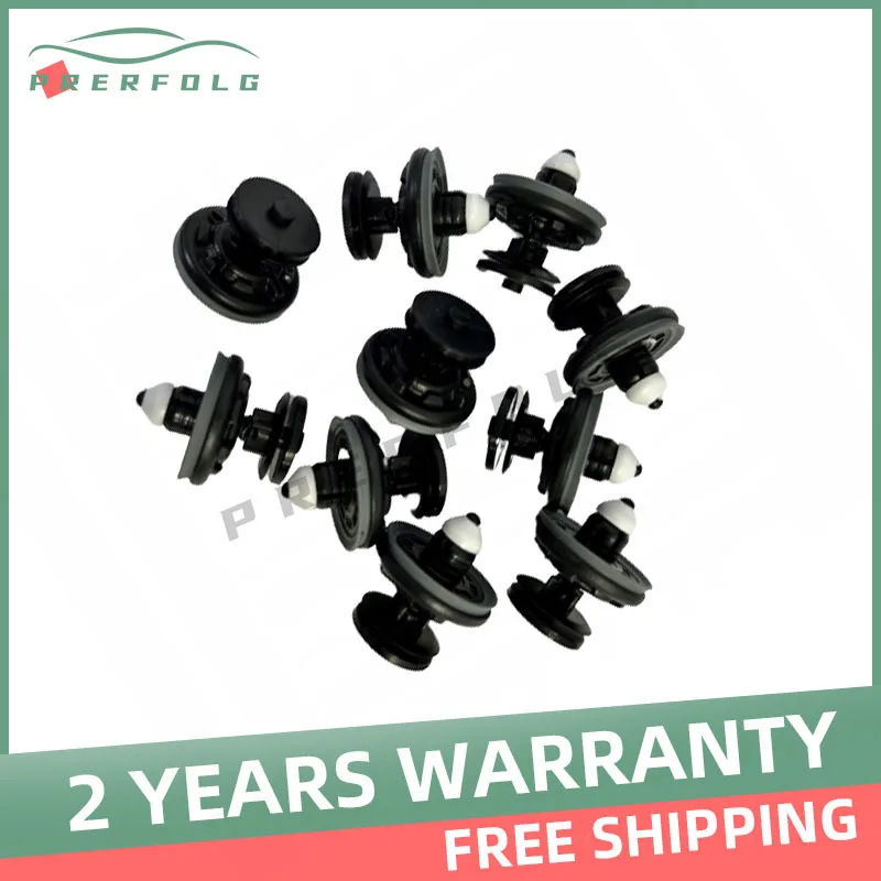 10x Interior Door Trim Panel Card Clips 6Q0868243 For VW Volkswagen Touran Tiguan Golf Passat Polo Car Plastic Rivets Fasteners
