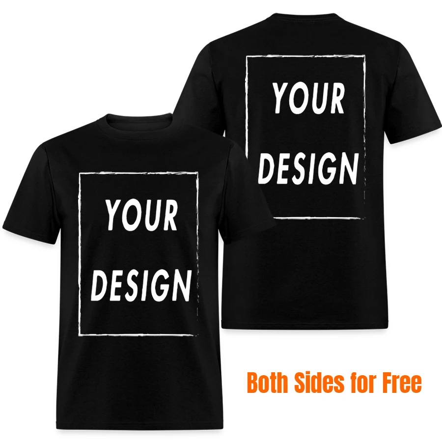 Custom T-shirt Design Your Own Text Logo Professional Image Processing Cotton Short Sleeve Men Women Personalized T Shirts Gifts