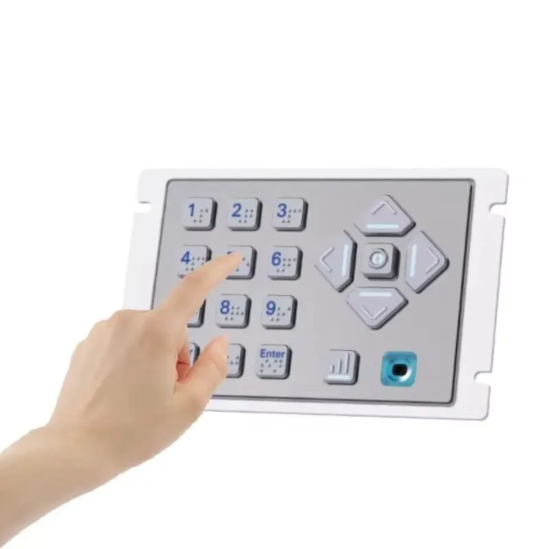 Audio Navigation Keyboard Self Service Ordering Kiosk Restaurant Order Ordering Payment for Self-Service Applications