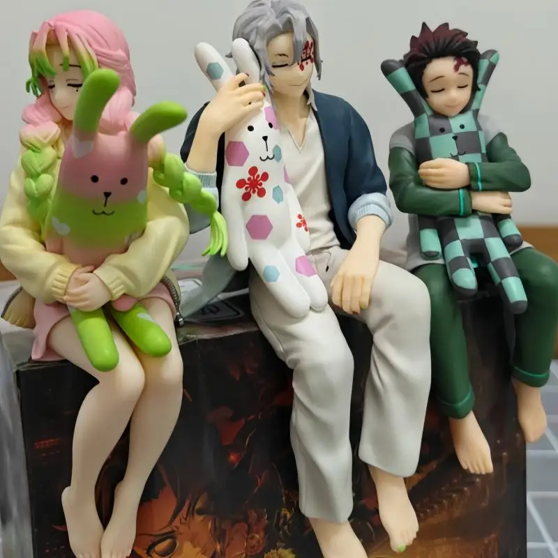 ชุดนอนอนิเมะของแท้ใหม่เอี่ยม ซีรีส์ คามาโดะ เนซึโกะ/คามาโดะ ทันจิโร่/อุซุย เท็นเง็น ฟิกเกอร์พีวีซี ของขวัญกดบะหมี่กึ่งสำเร็จรูป