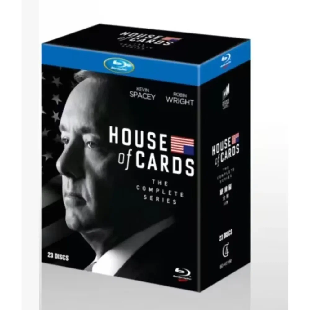Brand New BD Blu-ray House of Cards Complete Series Seasons 1-6 23 Discs English Audio Chinese Subtitles