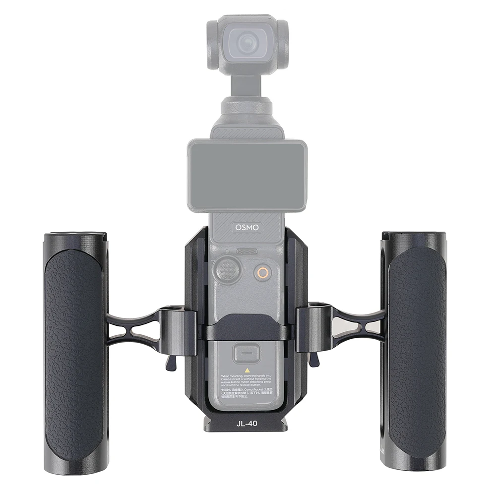 FOTGA Käfig für Pocket 3/4/4P Erweiterungsadapter Zubehör für DJI Osmo Pocket 3 Aluminium-Schutzkäfig Metallhalterungsadapter – Detail 26