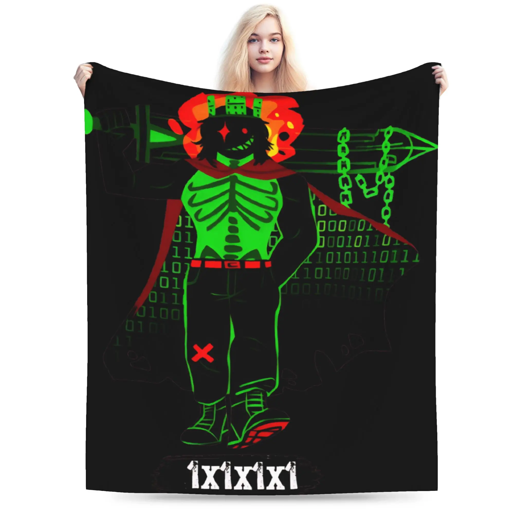 1x1x1x1 Forsaken Blanket Quality Soft Warm  Throw Blanket Spring Camping Couch Chair Graphic Bedspread