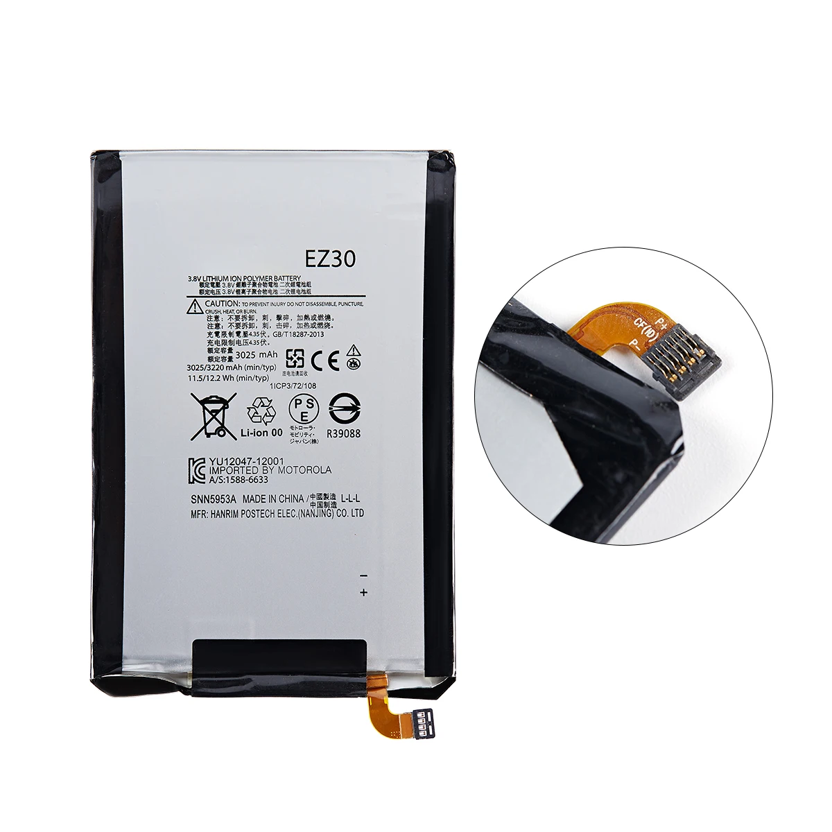 100% Original EZ30 3220mAh Battery For Motorola Moto XT1100 XT1103 XT1115/GOOGLE Nexus 6  Mobile phone Batteries+Tools