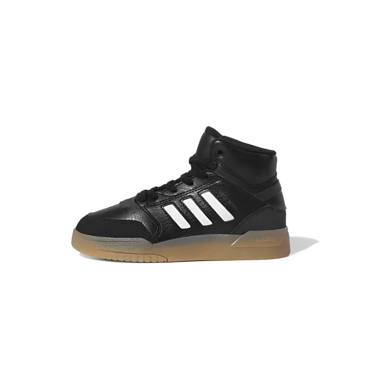 Adidas Black High-Top Retro Basketball Style Sports Sneakers Ig1479