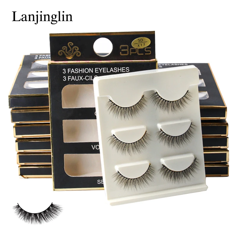 30 Pairs 3D Mink Lashes Wholesale Price Natural Long Wispy Fluffy Fake Lashes Makeup Tool Extension Faux Cils maquillaje in Bulk