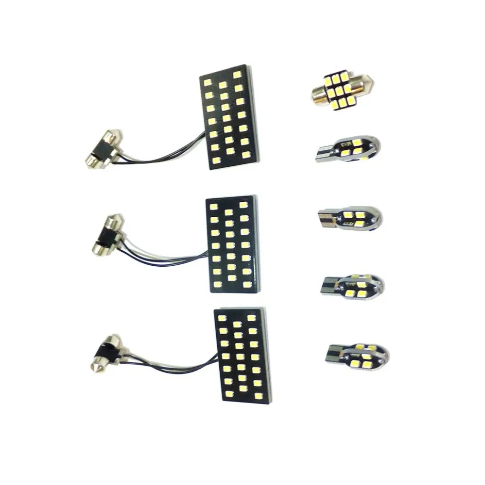 

July King 6000K LED Interior Reading Lights Compatible for Lexus LS460 LS600h, Car Indoor Dome Map Light, 8 pcs