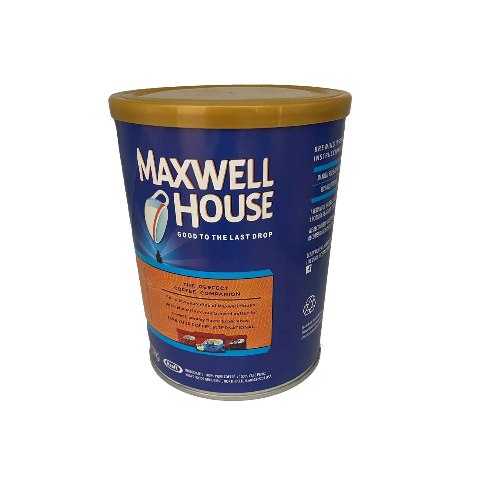 Boîte à café Maxwell Sécurité de déviation