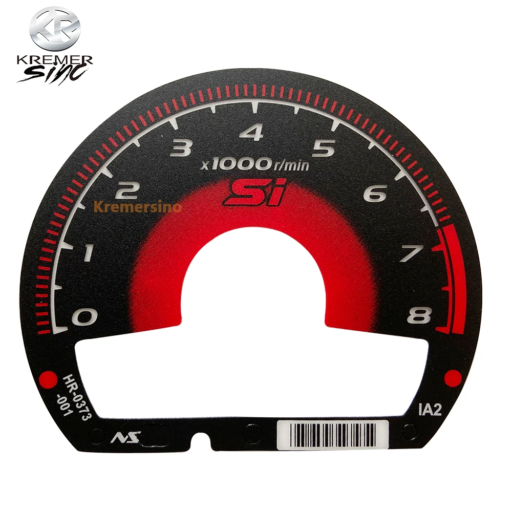 

Gauge Face Dashboard Instrument Retrofit for Honda CIVIC SI Instrument face-plate Polyester Film Sticker FA5 FG2 FA1 FD1 FD2