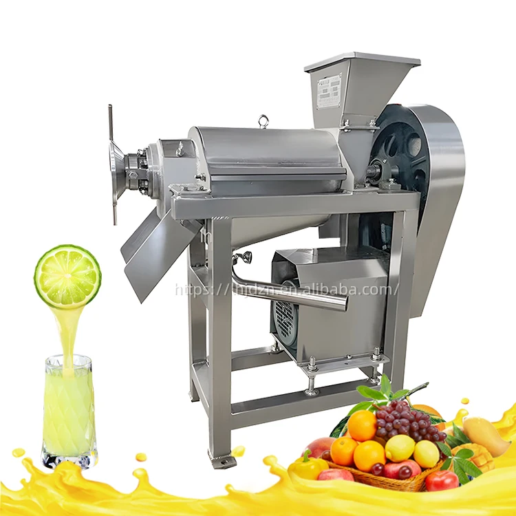 Fruit Extractor Machine Pomegranate Screw Type Juicer Passion Fruit Machine